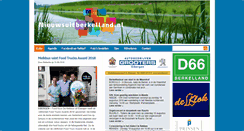 Desktop Screenshot of nieuwsuitberkelland.nl